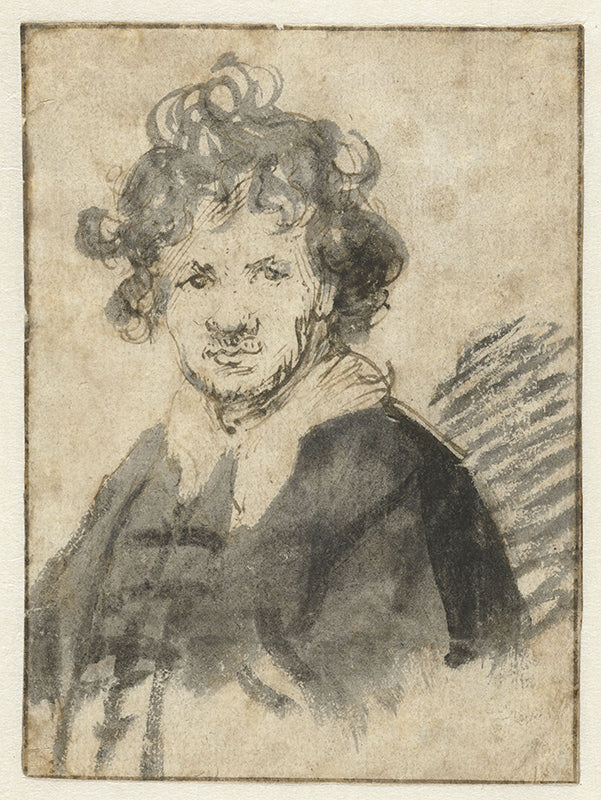 Schilderij Zelfportret van Rembrandt van Rijn