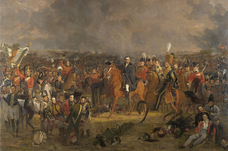 Schilderij De Slag bij Waterloo