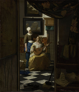 Schilderij De liefdesbrief