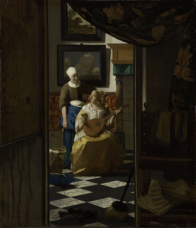 Schilderij De liefdesbrief