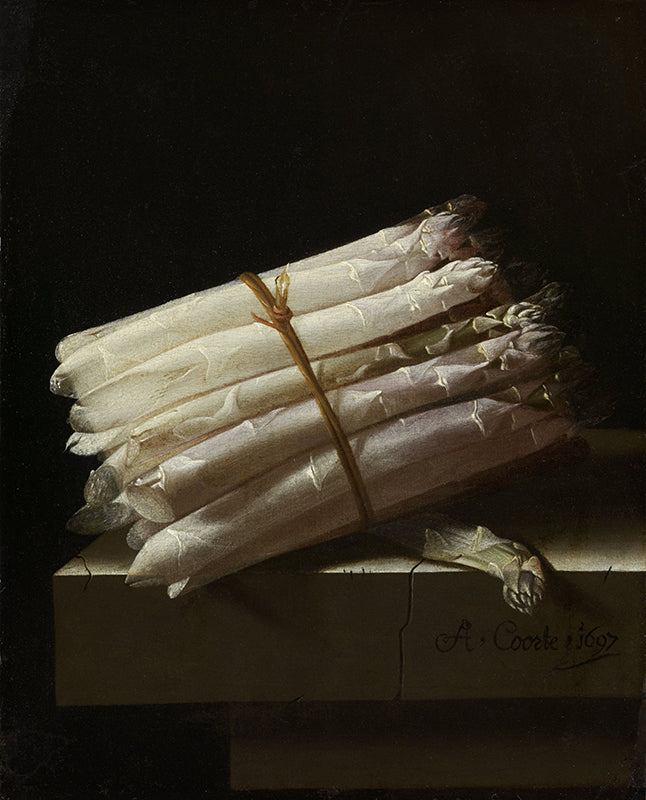 Schilderij Stilleven met asperges