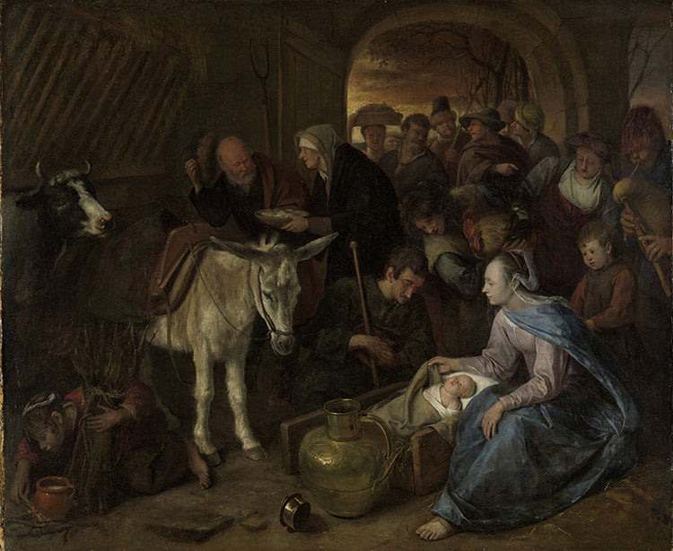 Schilderij De aanbidding der herders