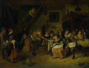 Schilderij Boerenbruiloft