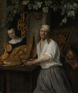 Schilderij Bakker Arent Oostwaard en zijn vrouw Catharina Keizerswaard