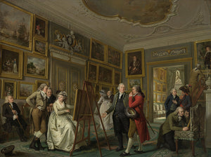 Schilderij De kunstgalerij van Jan Gildemeester Jansz