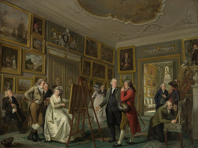 Schilderij De kunstgalerij van Jan Gildemeester Jansz