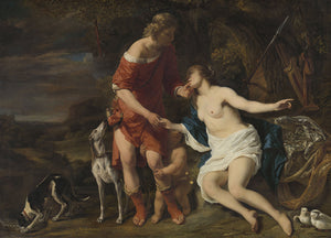 Schilderij Venus en Adonis