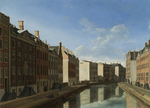 Schilderij Gezicht op de Gouden Bocht in de Herengracht