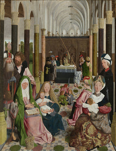 Schilderij De heilige maagschap