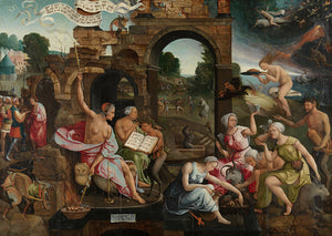 Schilderij Saul bij de heks van Endor