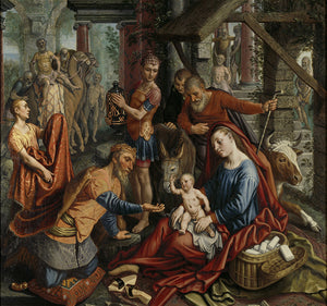 Schilderij De aanbidding van de koningen