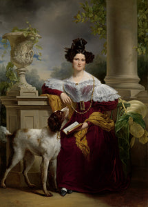 Schilderij Portret van Alida Christina Assink