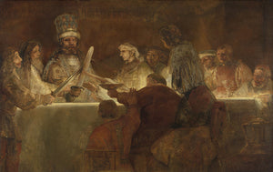 Schilderij De samenzwering van de Bataven onder Claudius Civilis