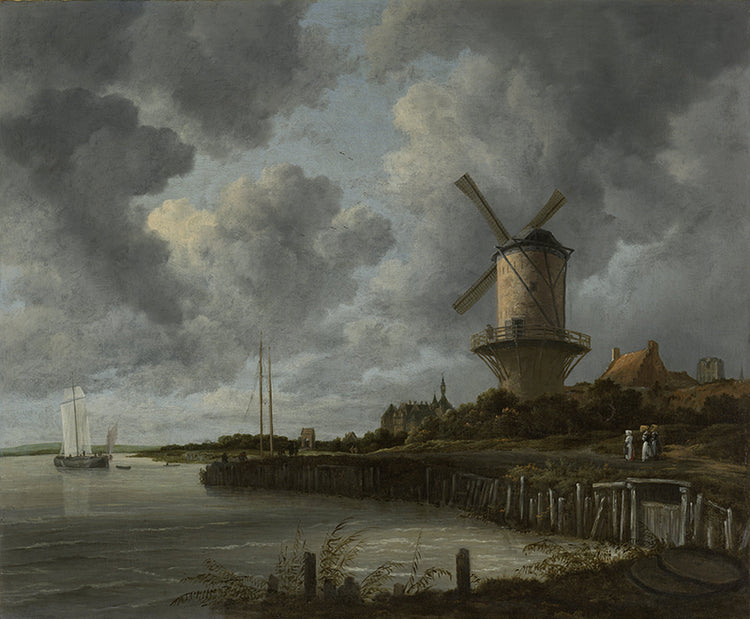 Schilderij De molen bij Wijk bij Duurstede