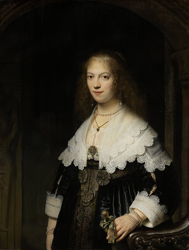 Schilderij Portret van een vrouw, mogelijk Maria Trip