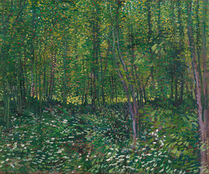 Schilderij Bos met kreupelhout