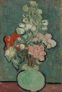 Schilderij Vaas met bloemen