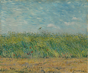 Schilderij Korenveld met patrijs