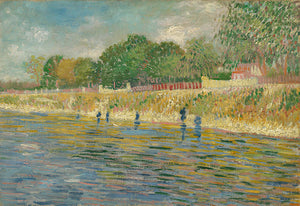 Schilderij Oever van de Seine