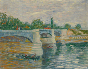 Schilderij De brug bij Courbevoie