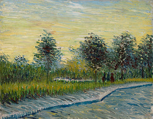 Schilderij Square Saint-Pierre bij zonsondergang