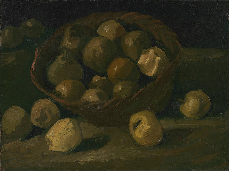 Schilderij Mand met appels
