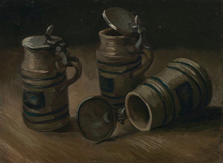 Schilderij Bierpullen