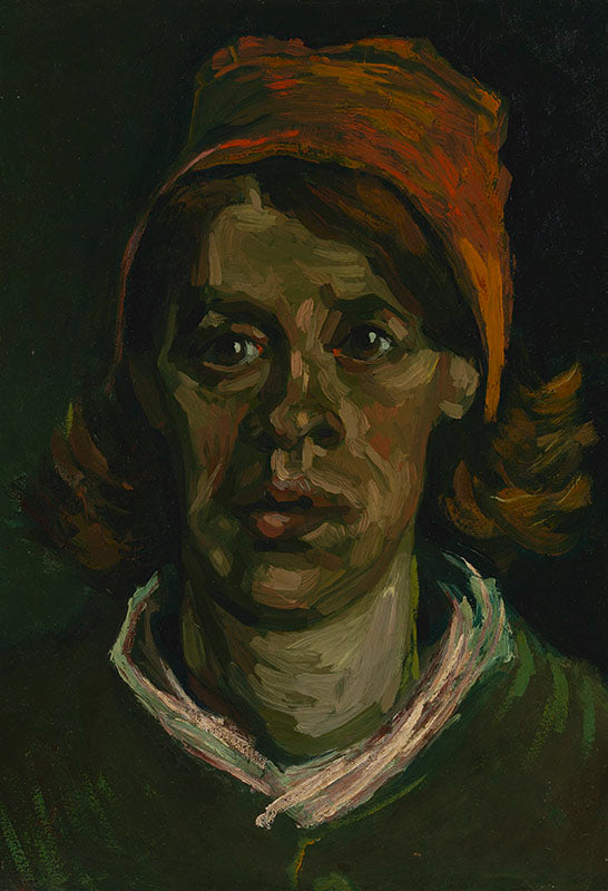 Schilderij Kop van een vrouw