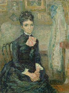 Schilderij Portret van Leonie Rose Charbuy-Davy