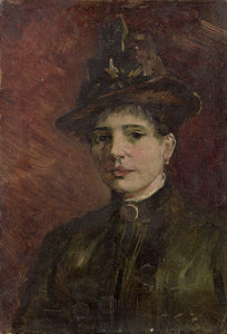 Schilderij Portret van een vrouw