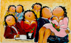 Dikke dames Schilderij Ware liefde