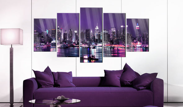 Plexiglas schilderij - Purple Sky