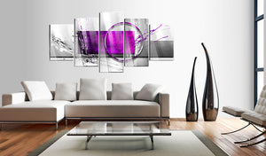 Plexiglas schilderij - Purple Expression