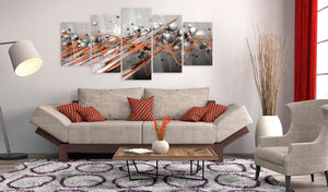 Plexiglas schilderij - Orange Stream