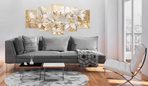Plexiglas schilderij - Golden Bouquet