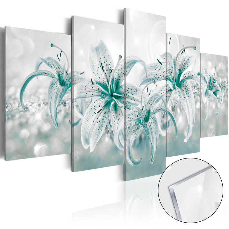 Plexiglas schilderij - Sapphire Lilies