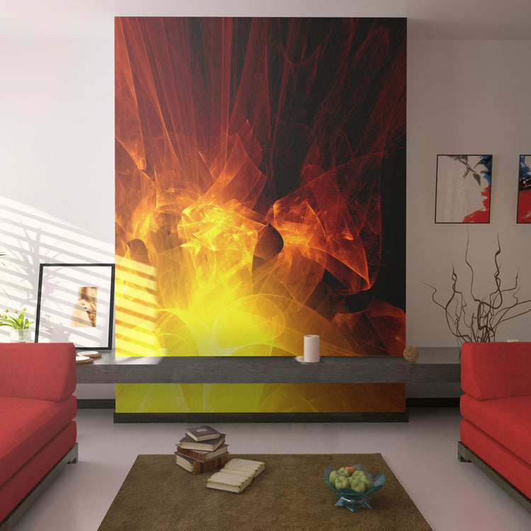 Fotobehang - abstract - fire