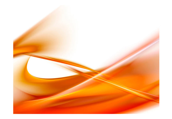 Fotobehang - abstractie - oranje