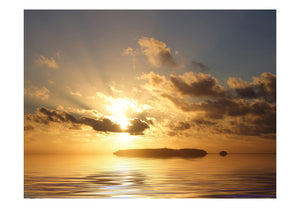 Fotobehang - zee - zonsondergang