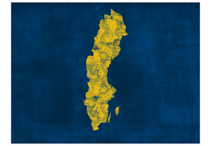Fotobehang - map: Sweden