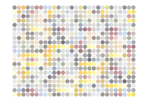 Fotobehang - Colored polka dots