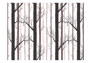 Fotobehang - Forest pattern