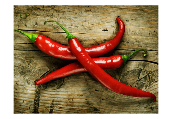 Fotobehang - Spicy chili peppers