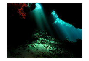 Fotobehang - Onderwater grot