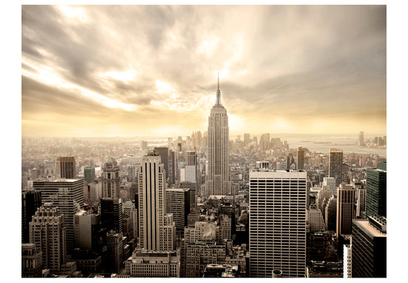 Fotobehang - New York - Manhattan bij zonsopgang