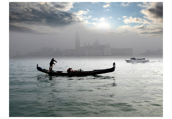 Fotobehang - Gondeltochtje in Venetië