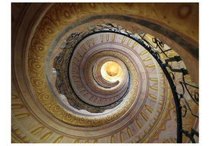 Fotobehang - Decorative spiral stairs