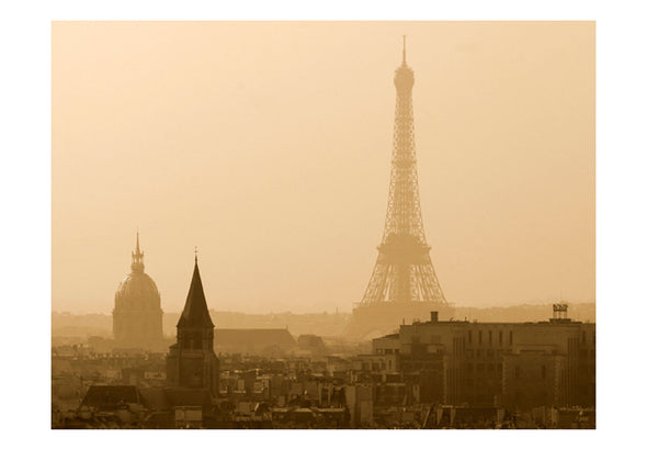 Fotobehang - Panoramisch uitzicht op Parijs