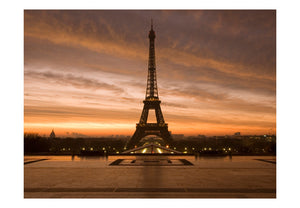 Fotobehang - Eiffel toren bij dageraad