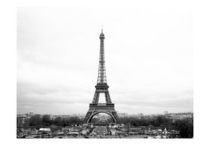 Fotobehang - Parijs: zwart-wit fotografie